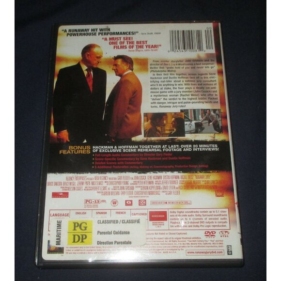 Runaway Jury (DVD, 2003) - Picture 3 of 3